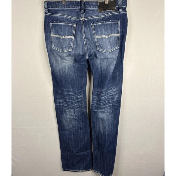 Rock & Roll Cowboy Dark Wash Straight Leg Jeans Men’s 34X36 - Picture 4 of 9